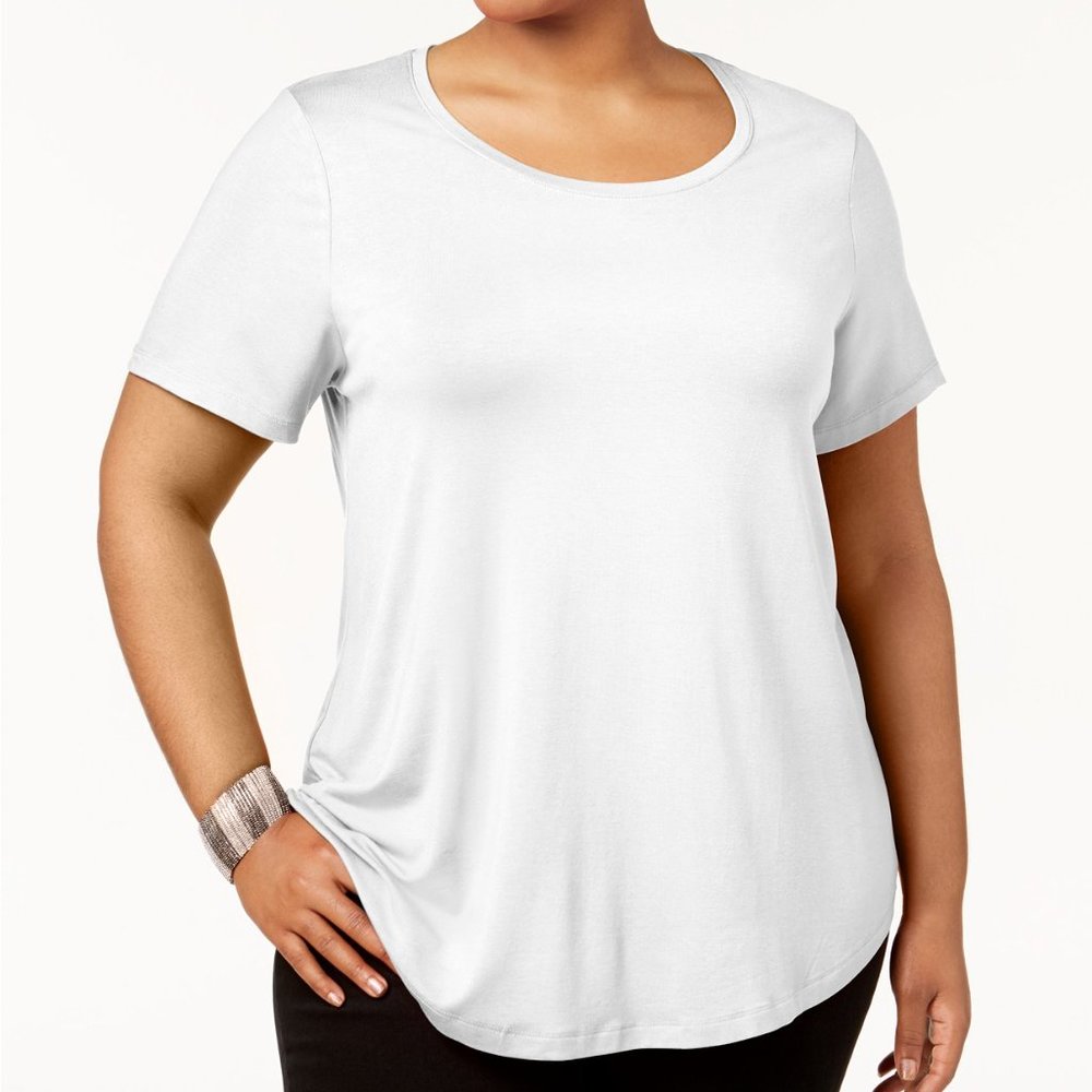 NWT JM Collection Plus Size Short-Sleeve Top Size 3x